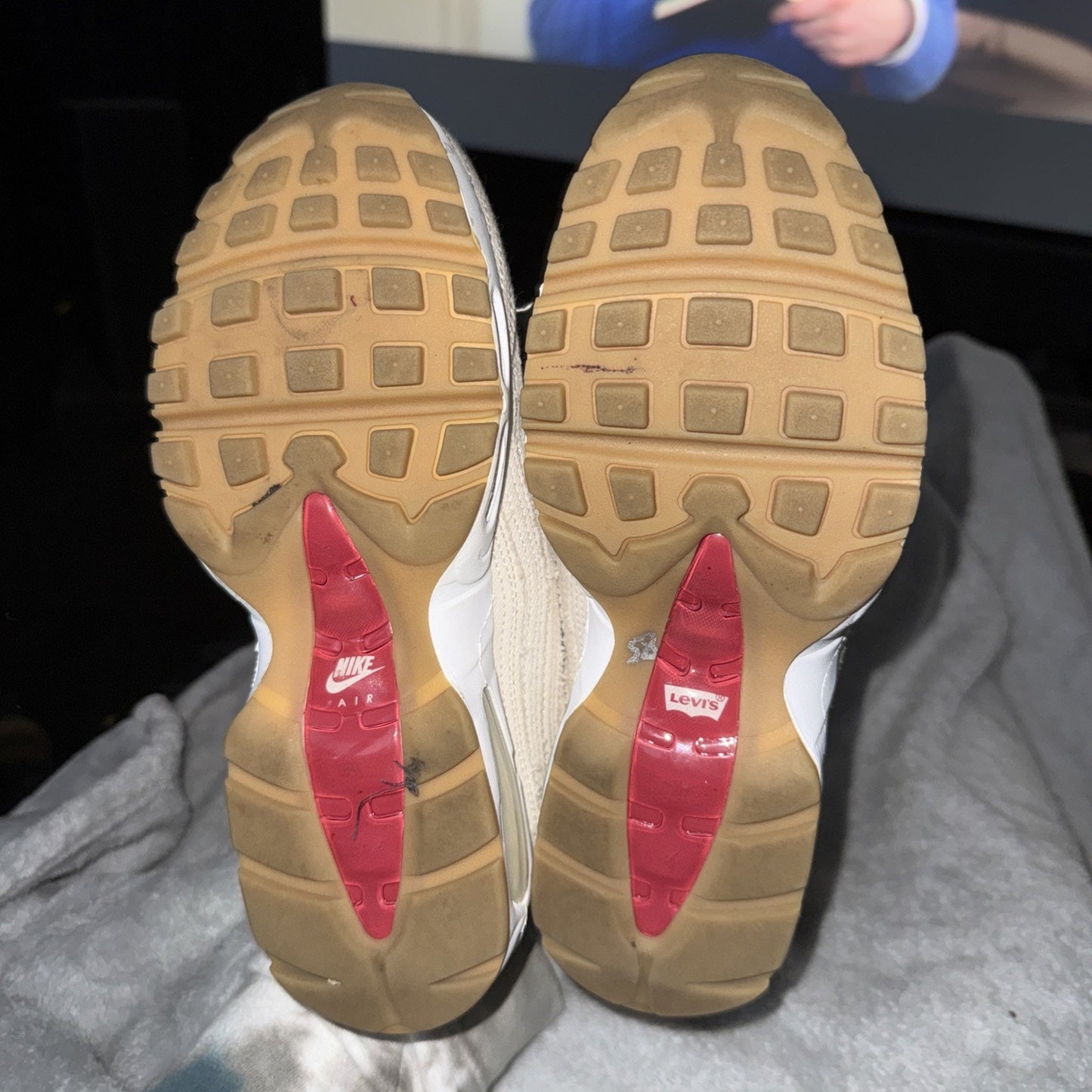 Nike Levi's x Air Max 95 OG Light Orewood Brown HM4743-100 Size 7