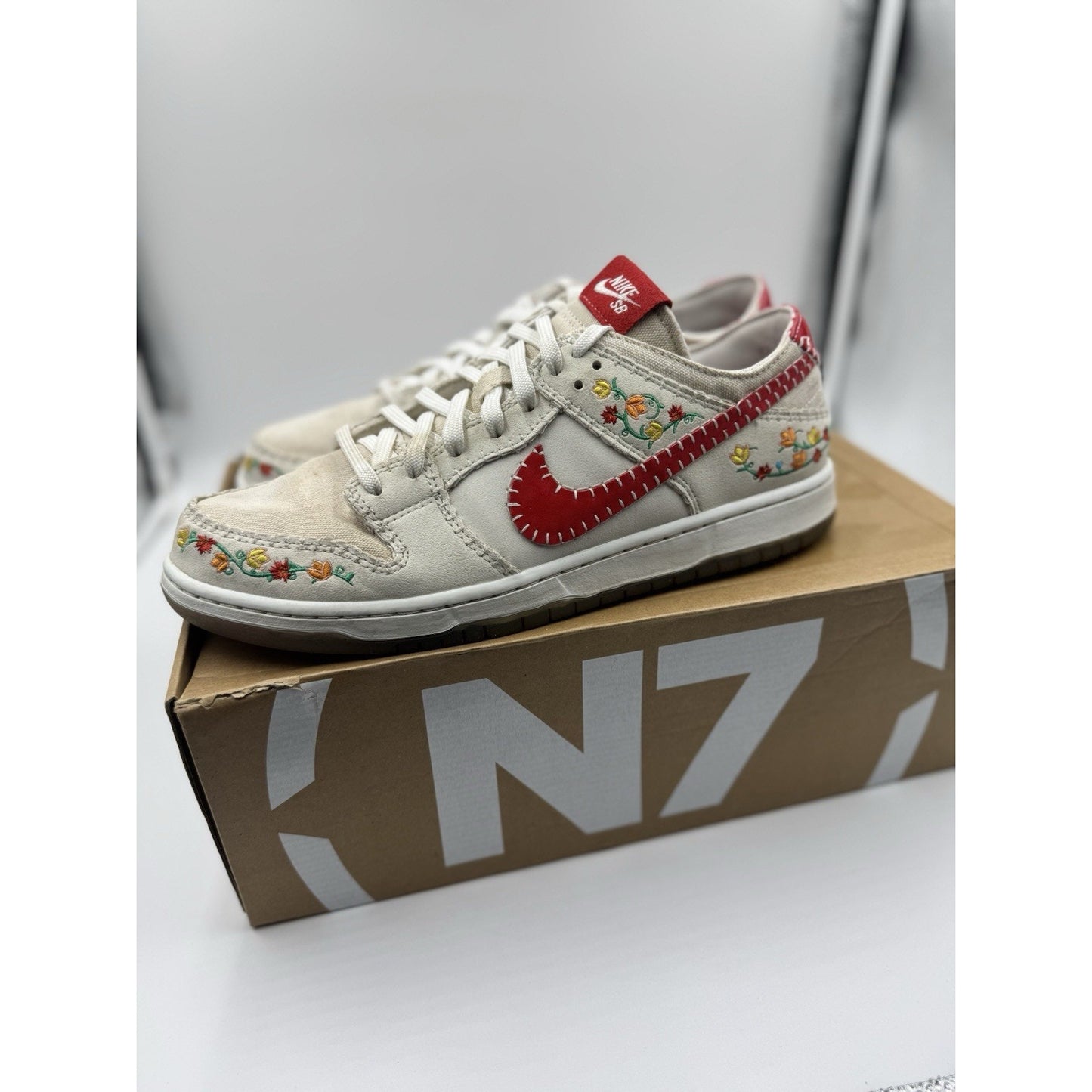 Size 11 - Nike Dunk Decon SB Low N7 - Sail University Red BS706 BS701