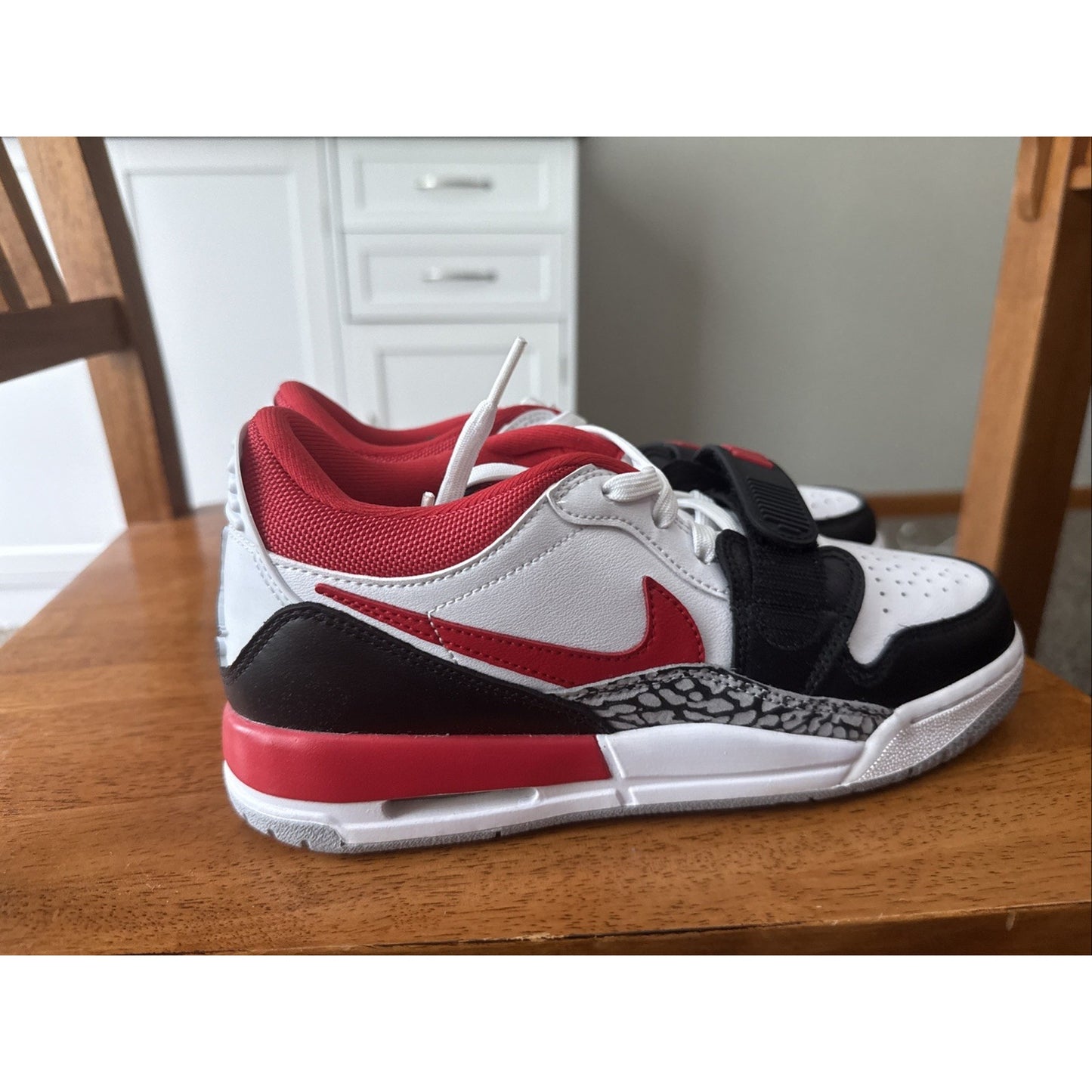 Size 6.5 (GS) - Jordan Legacy 312 Low Fire Red NBS043