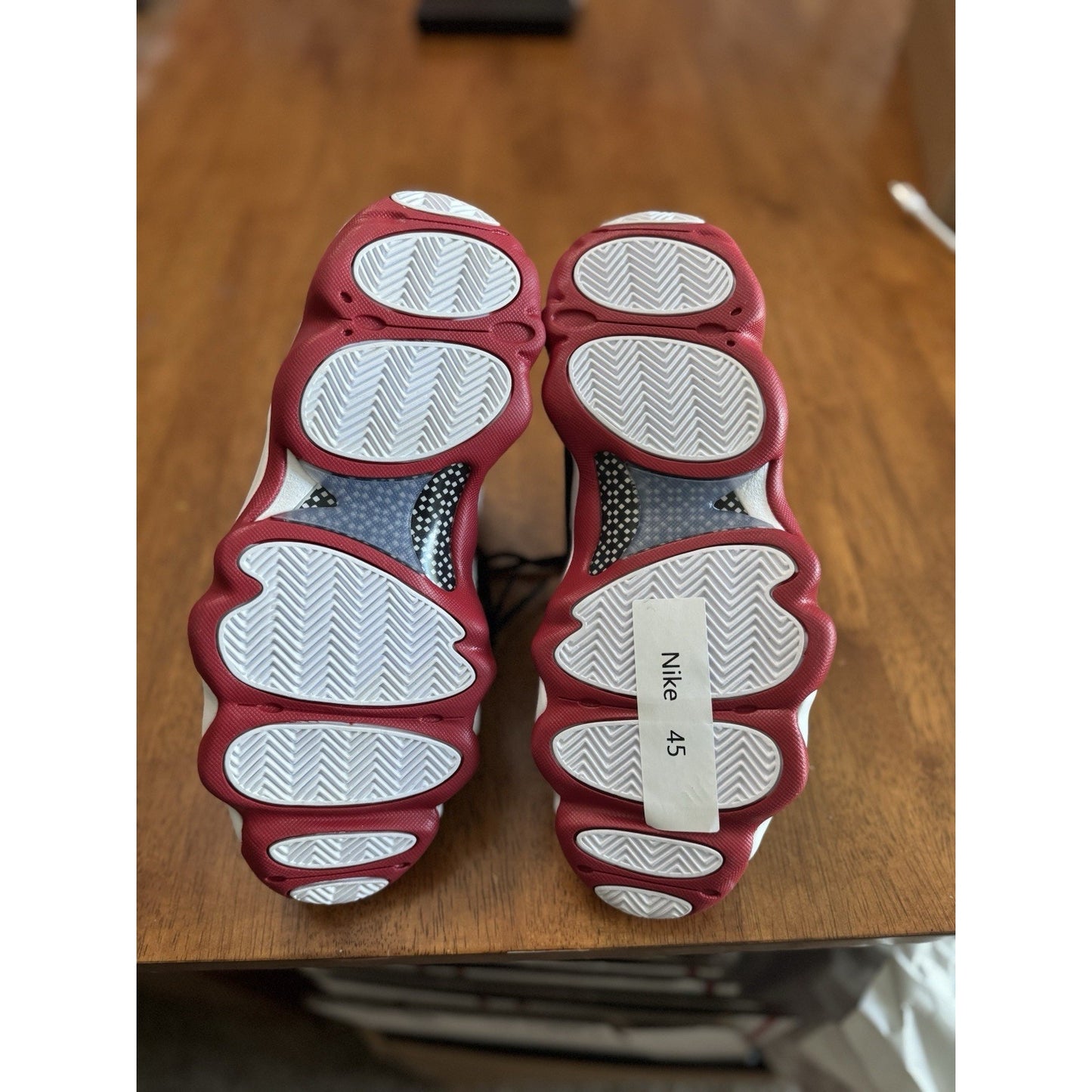 Size 9 - Jordan Pro Strong White Black Gym Red NBS193