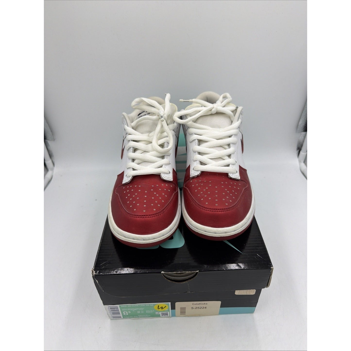 Size 8.5 - Nike Supreme x Dunk SB Low Varsity Red