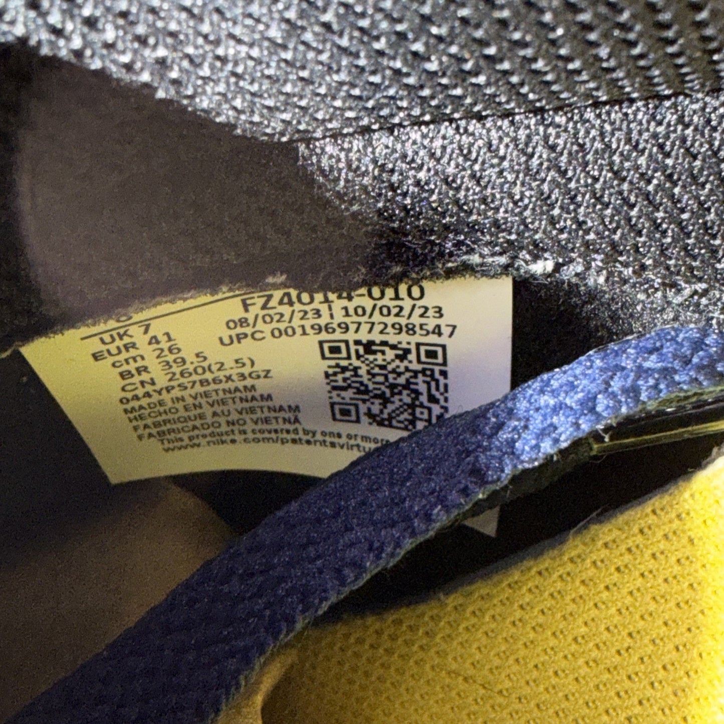 Size 8 - Nike Dunk Low Vintage Michigan