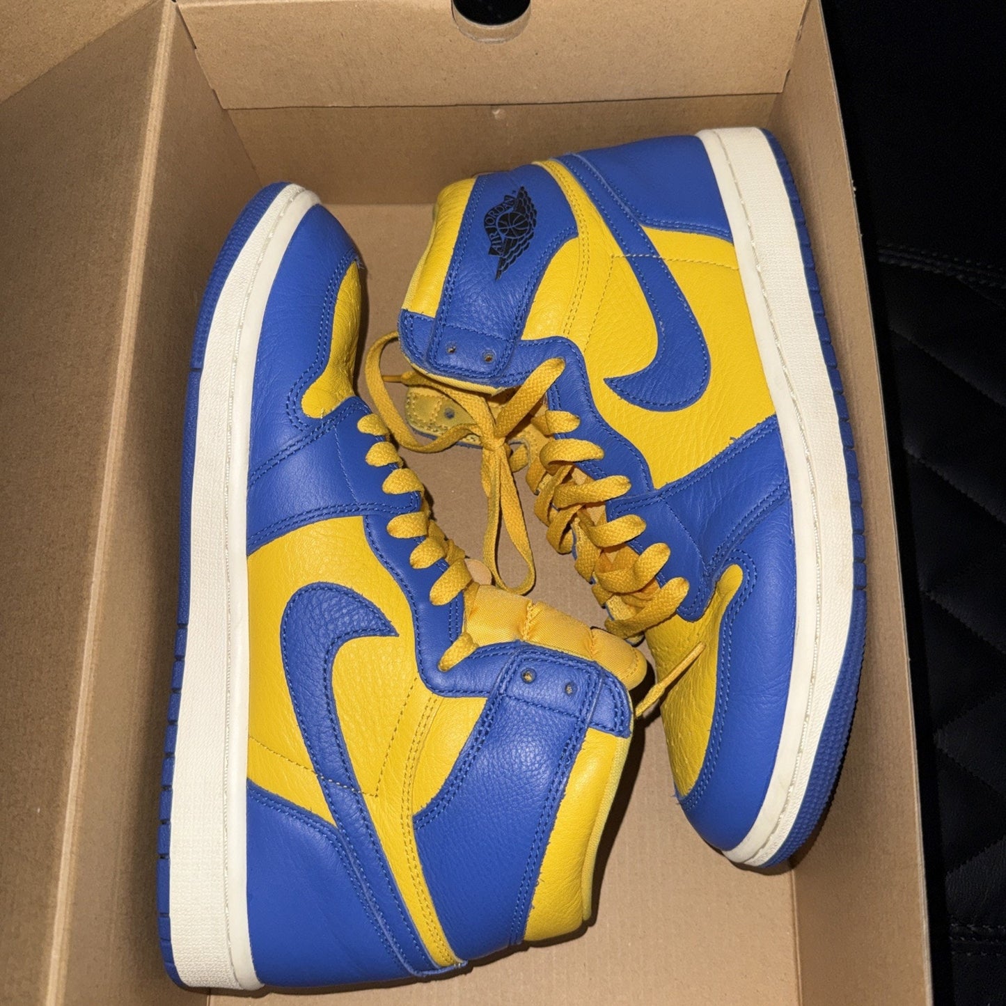 Jordan WMNS Air Jordan 1 Retro OG High Reverse Laney Blue/Yellow FD2596-700