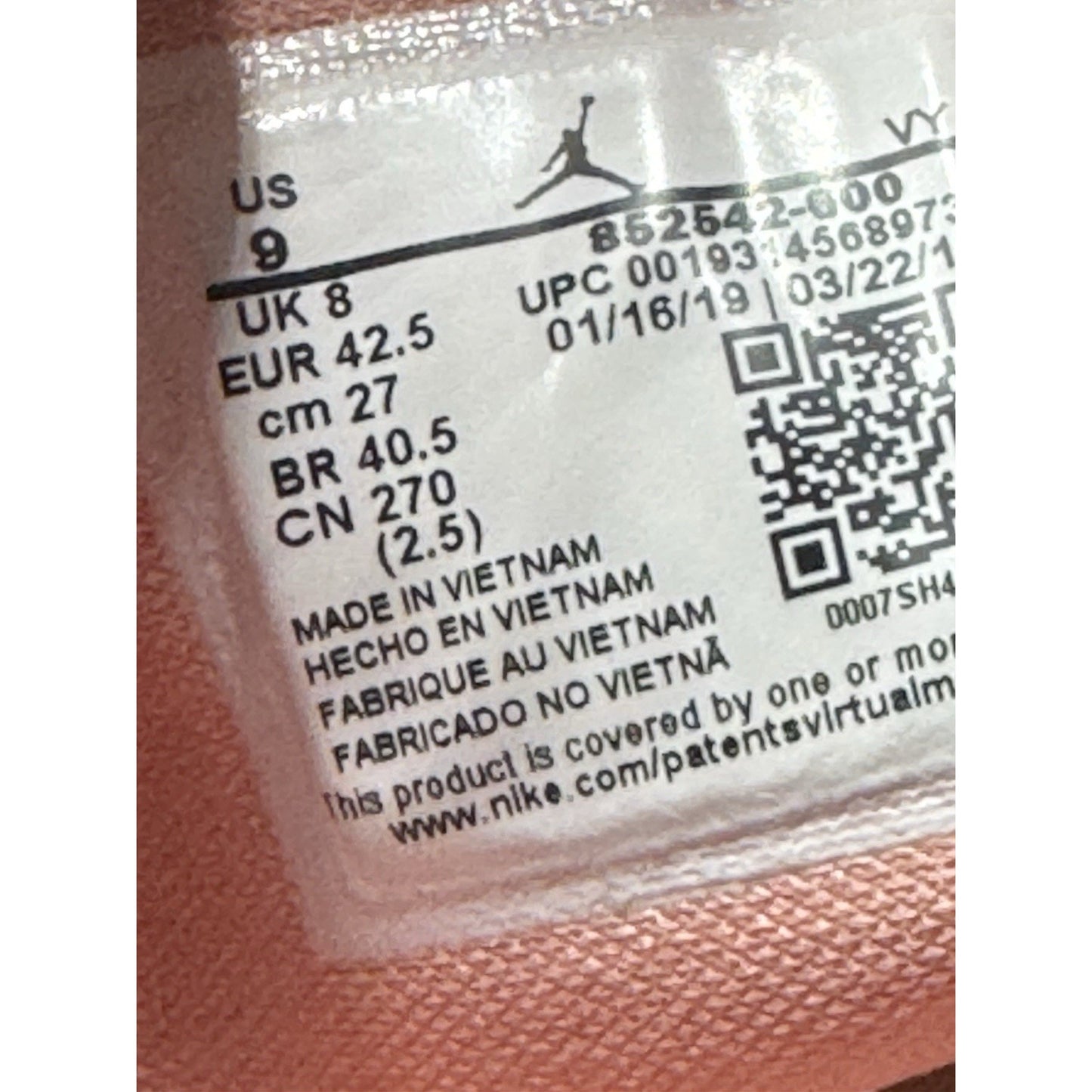 Size 9 - Air Jordan 1 Mid Coral Gold