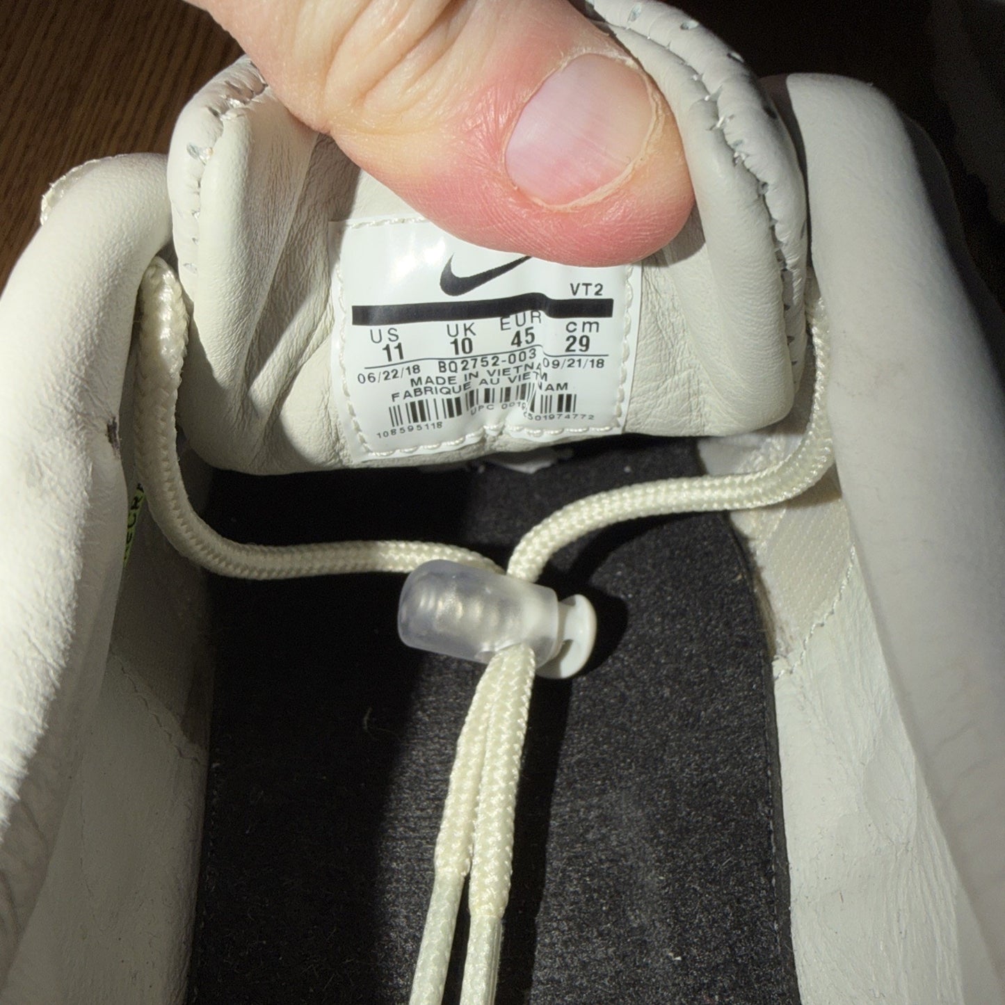 Size 11 - Fear Of God x Nike Air Skylon 2 Light Bone