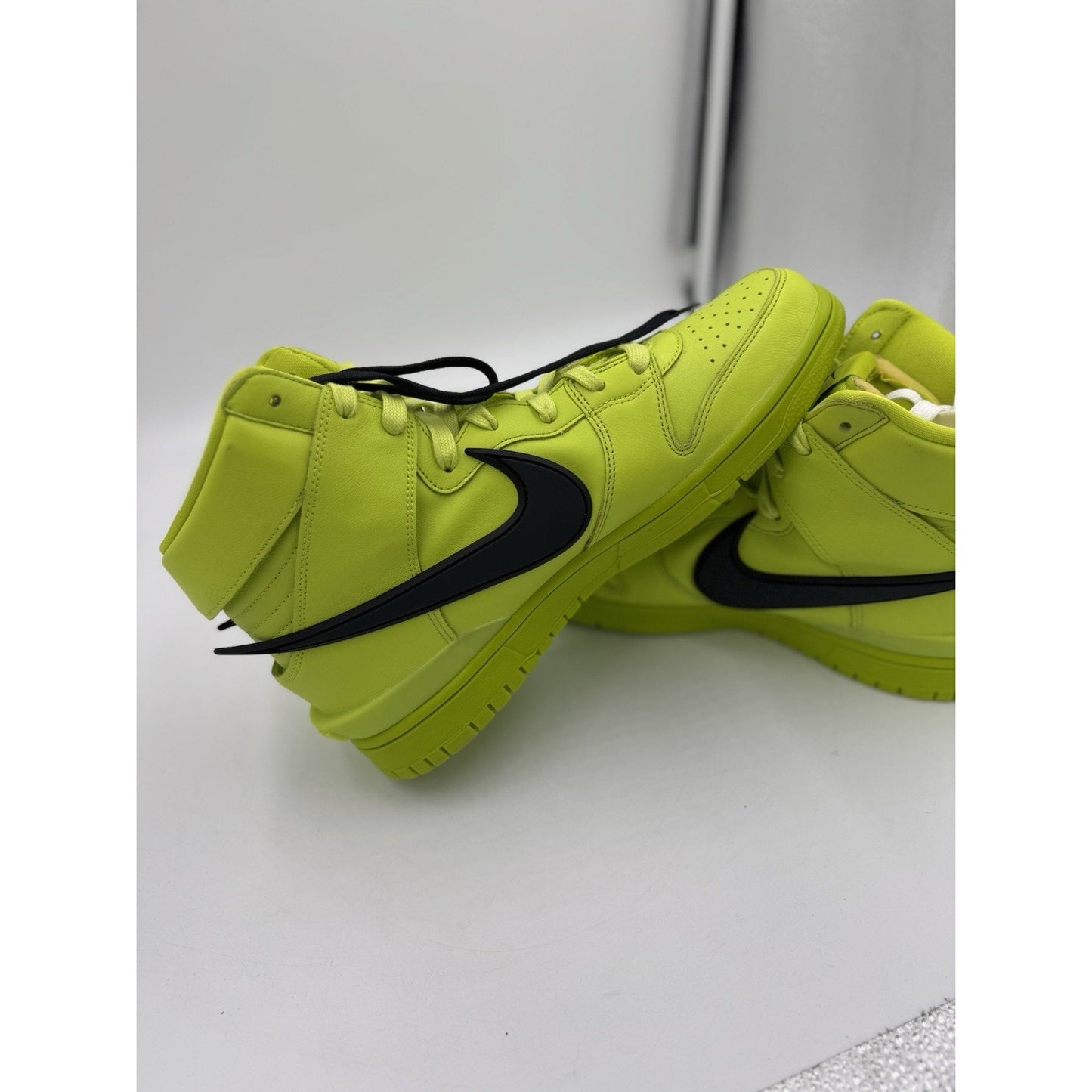 Size 11 - Nike AMBUSH x Dunk High Flash Lime