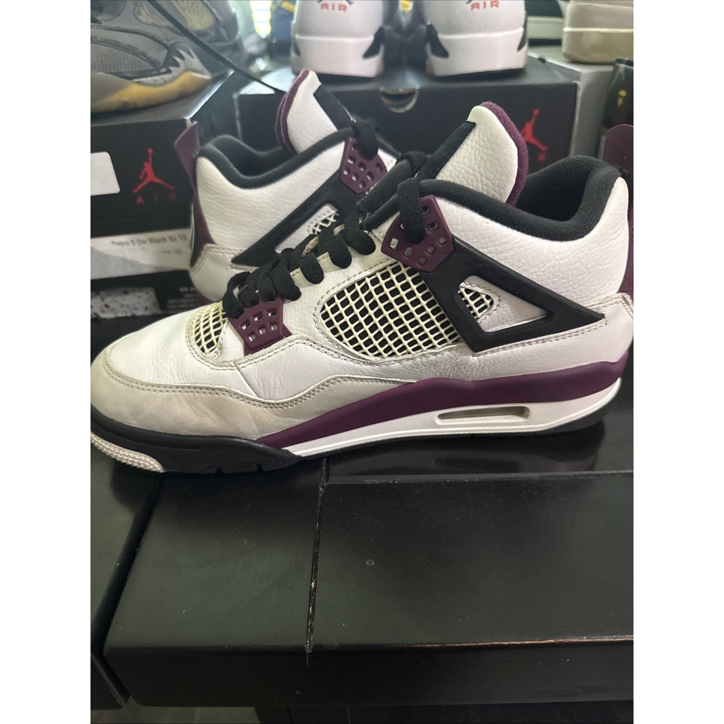 Size 9.5 - Jordan 4 Retro x Paris Saint-Germain Bordeaux 2020