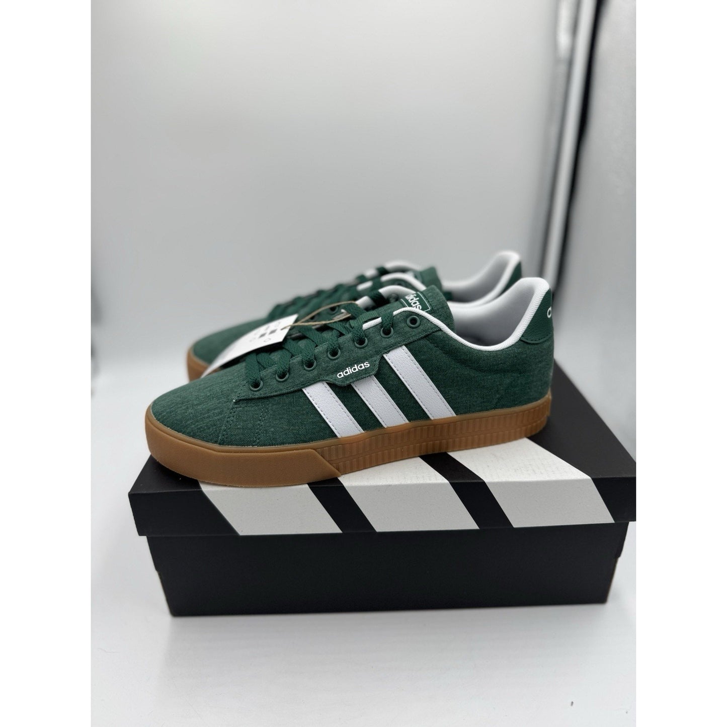 Size 9.5 - adidas Daily 3.0 Collegiate Green Gum