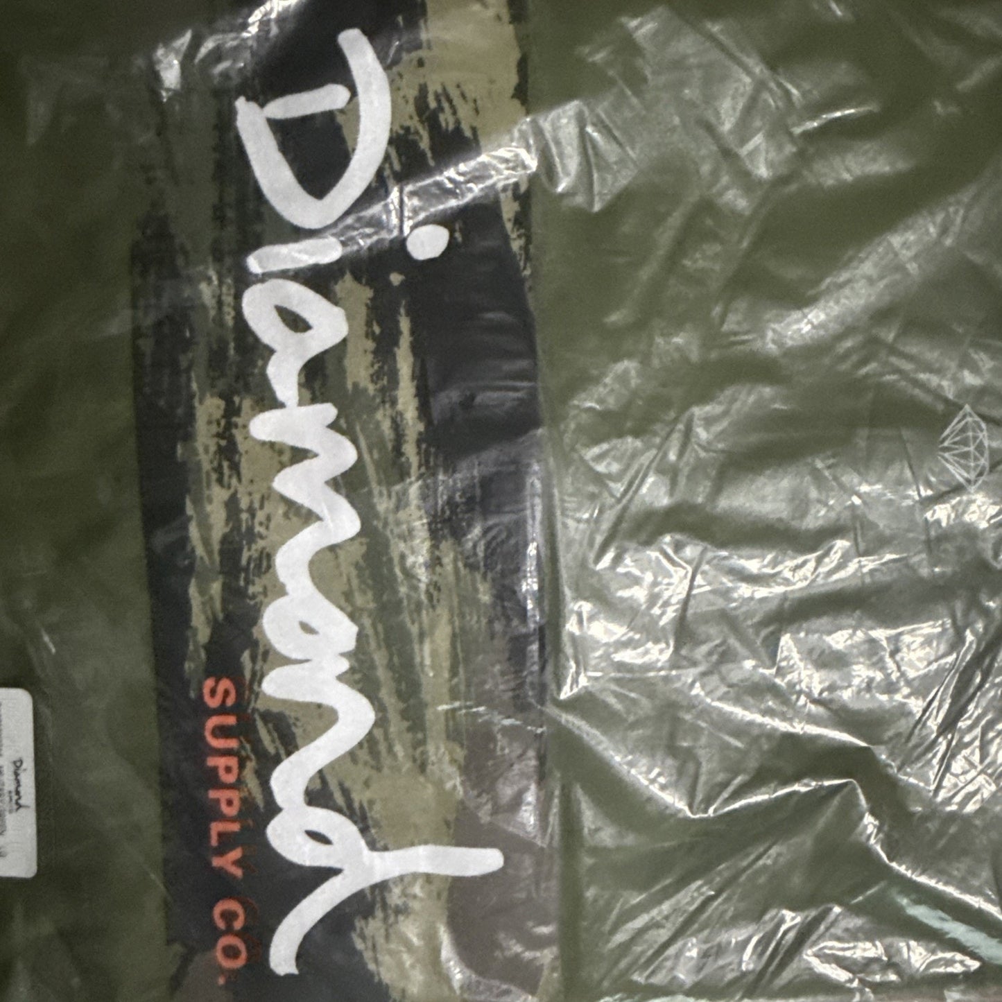 Diamond Supply Co. Men's Special Forces Long Sleeve Military Green T-Shirt