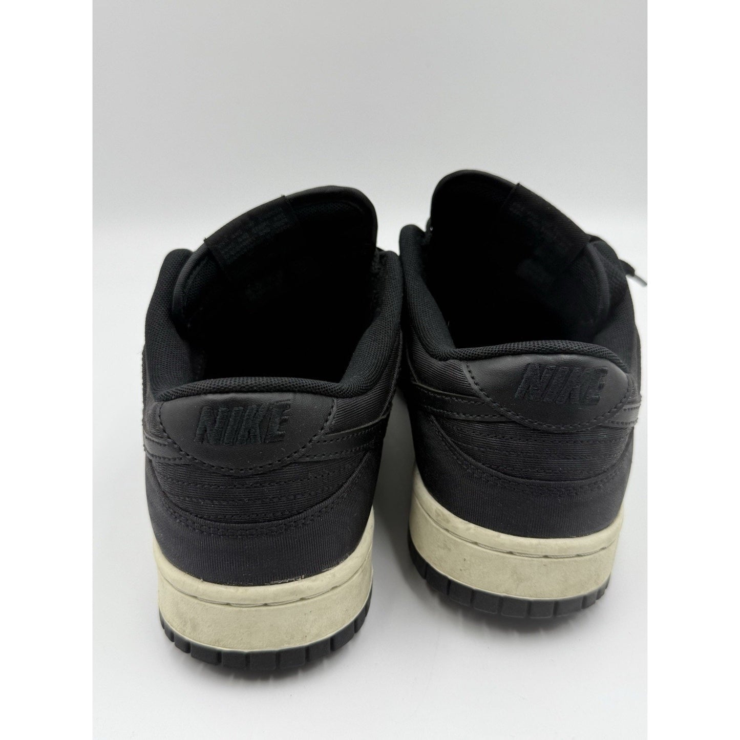 Size 9 - Nike Dunk Low Black Canvas