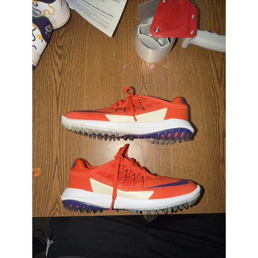 Size 7 W Nike Clemson Lunar Control Vapor Golf Shoe Look See Sample