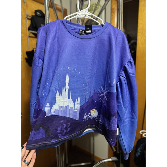 Disney Parks Her Universe Cinderalla Crop Sweatshirt