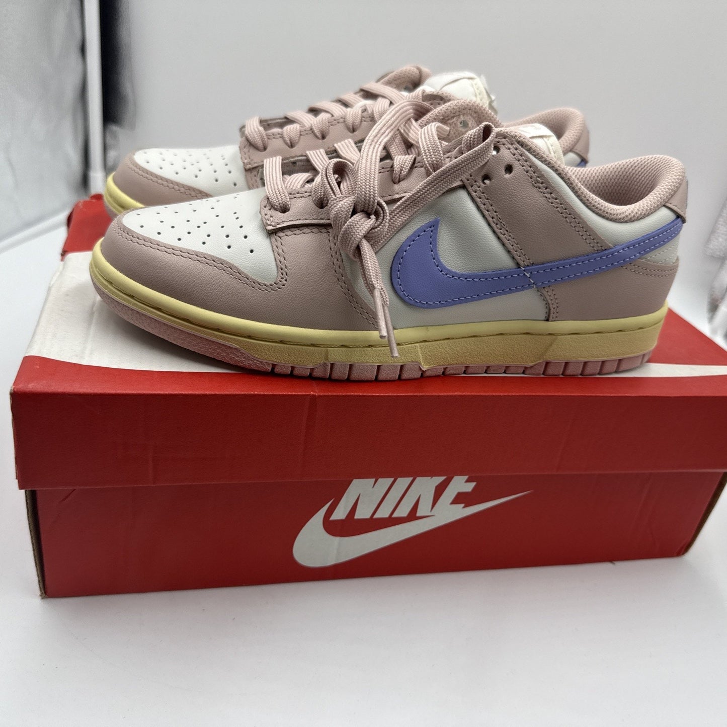 Size 7.5 - Nike Dunk Low Pink Oxford W