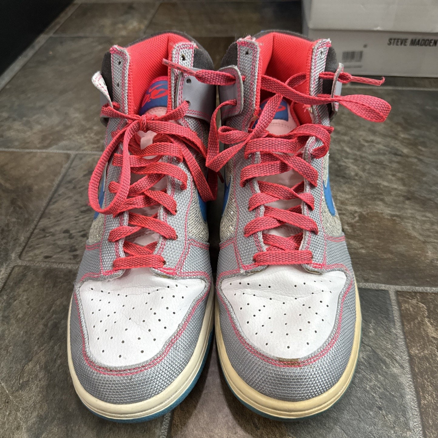Size 10 - Nike Dunk 6.0 Premium High Grey Sequin W