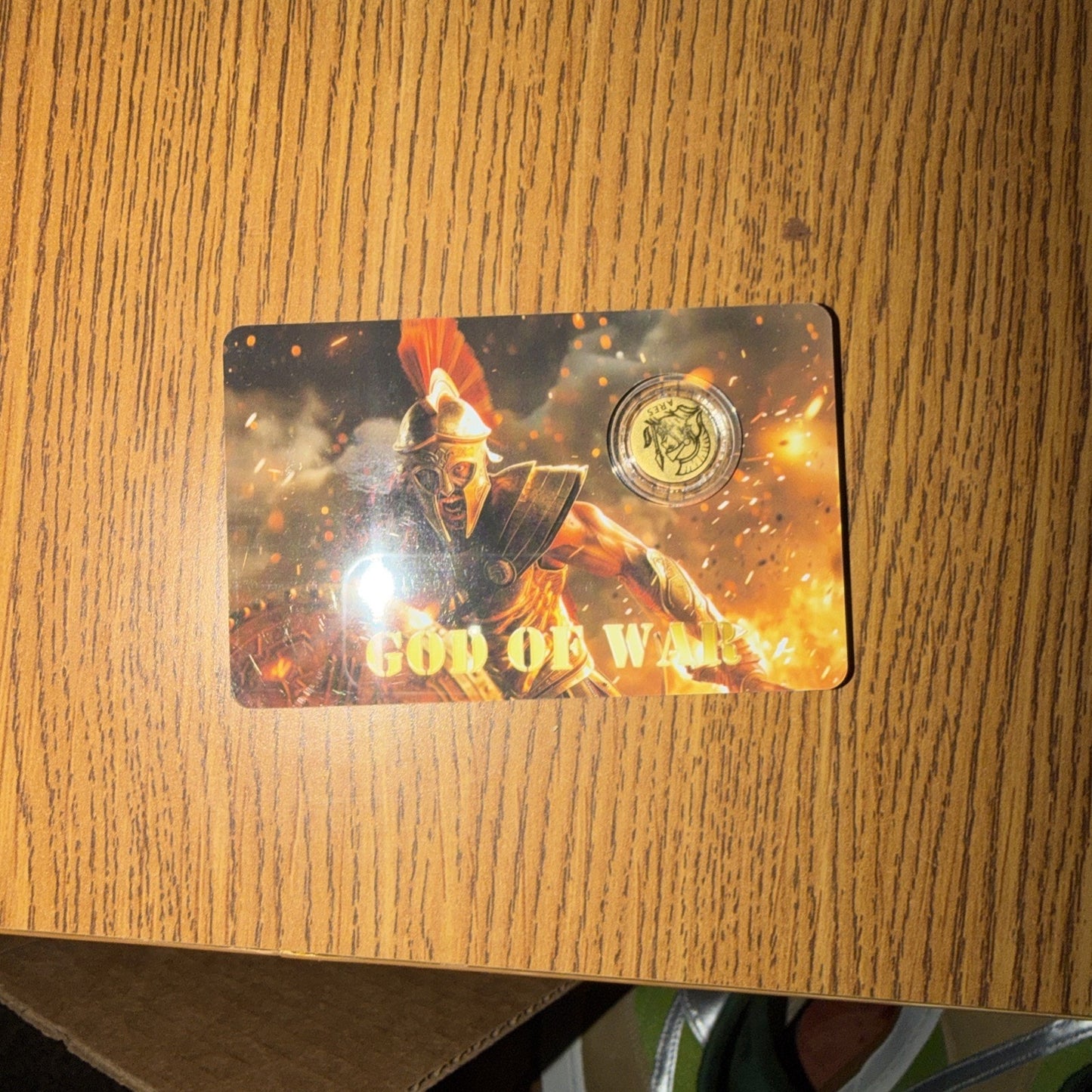 1/1000 Gold God Of War Gold Coin - 50 Cents - 9,999 Minted