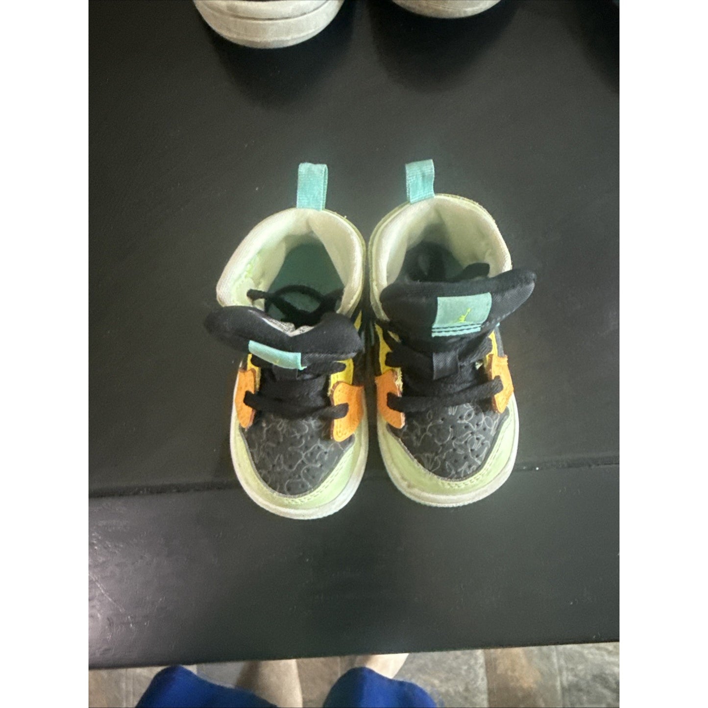 Nike Air Jordan 1 Mid SE Aurora Green/Clover Kids/Toddler Size 4c NBS220