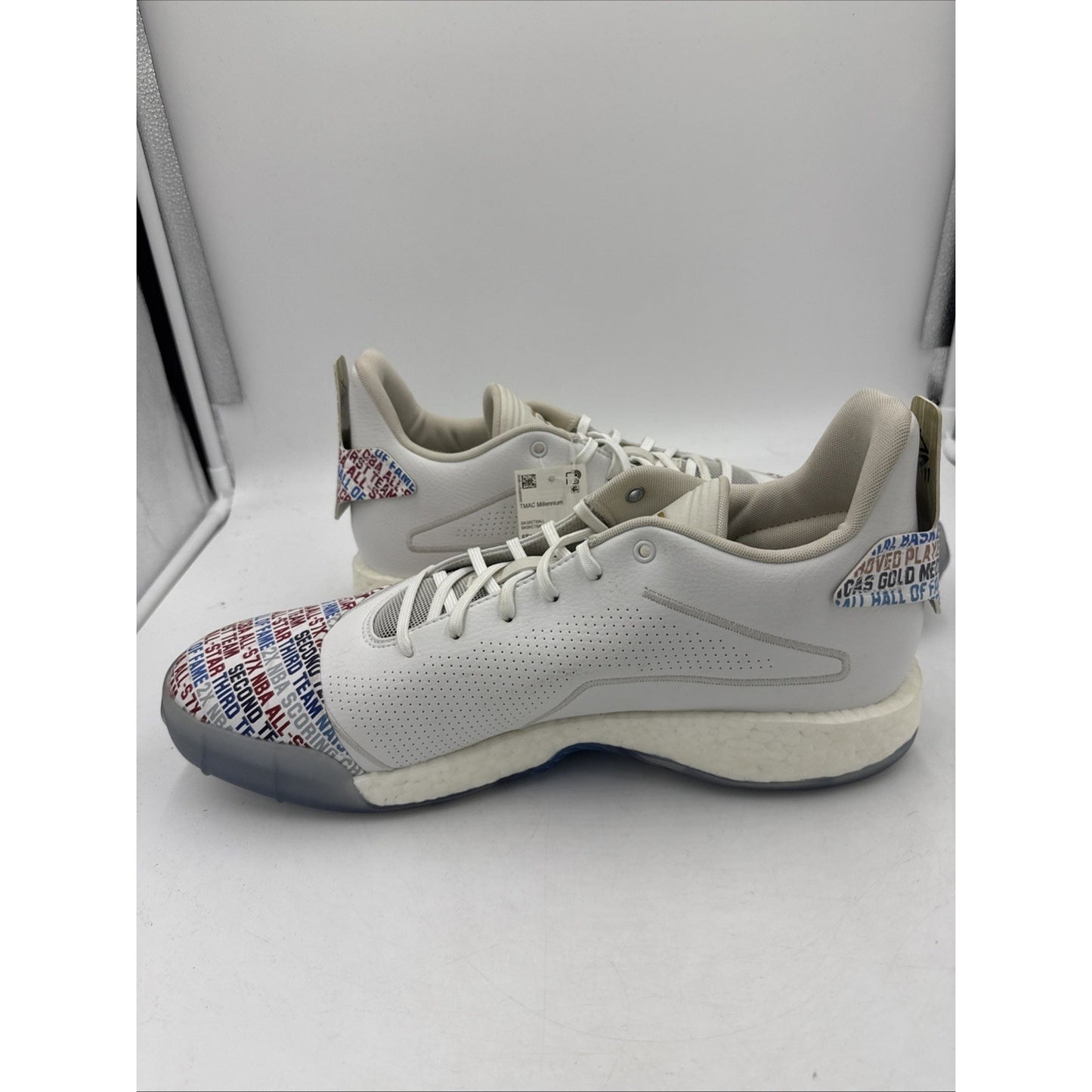 Size 15 - Adidas T-Mac Millennium Silver Metallic