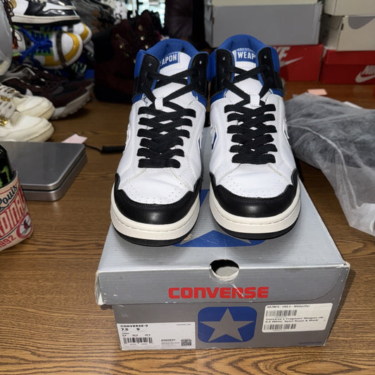 Size 7.5 - Converse Fragment Design x Weapon High Sport Royal
