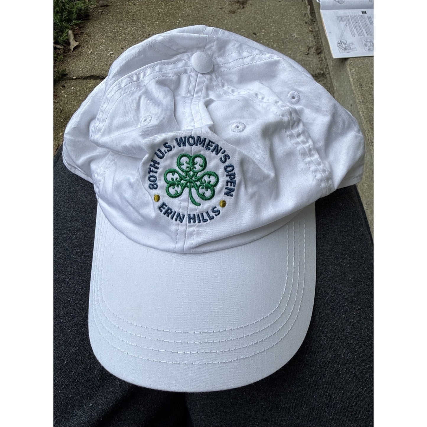 80th US Women’s Open Erin Hills Hat White USGA Member Golf Cap Adjustable