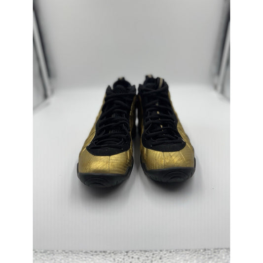 Size 5.5 (GS) - Nike Little Posite Pro Mid Metallic Gold Very Rare