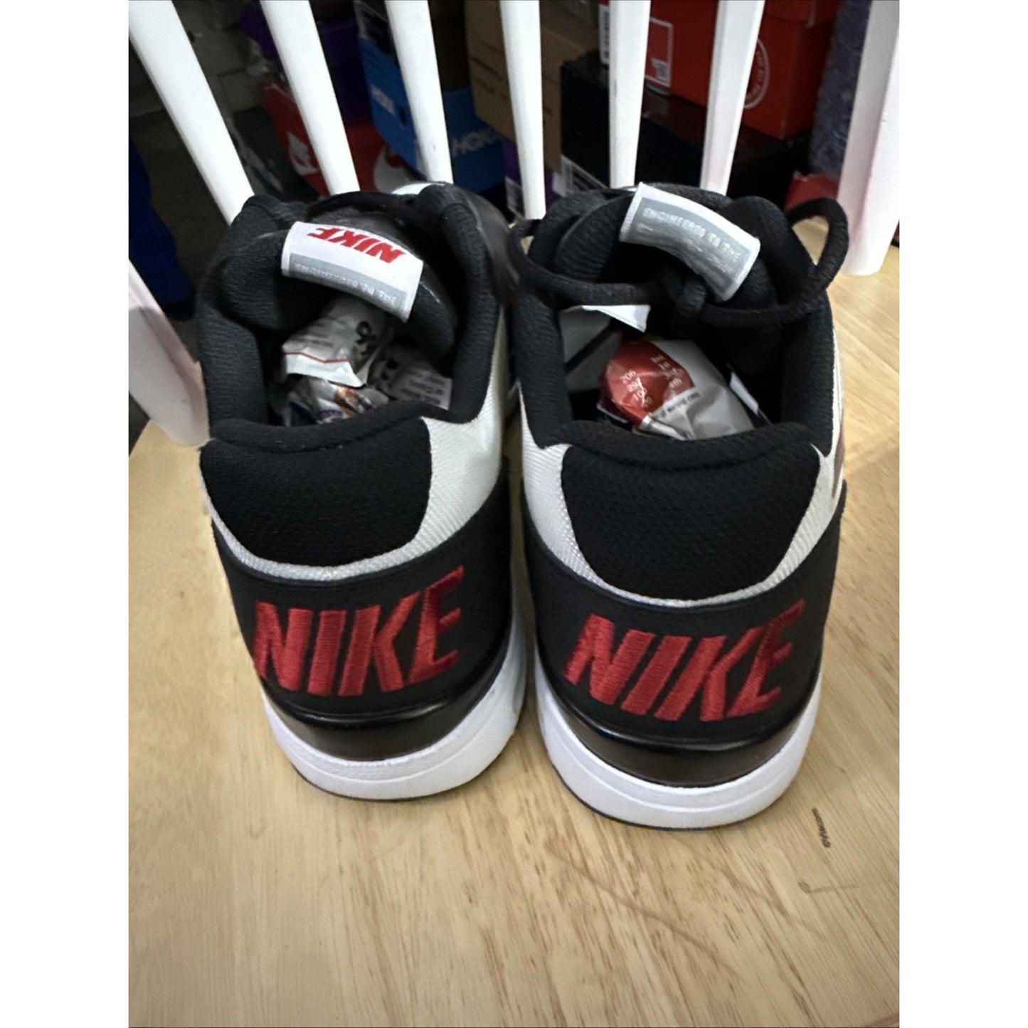 Size 12 2010 Nike Air Trainer 1 ATL Falcons 999999 Sample Tag