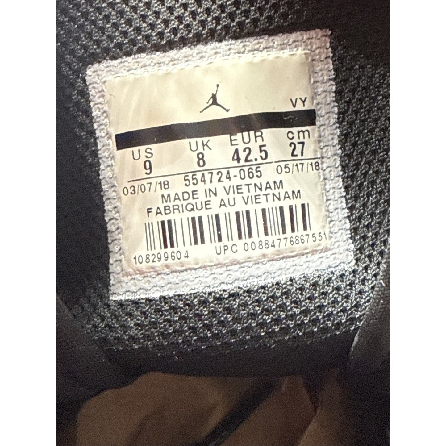 Size 9 - Air Jordan 1 Mid Multicolor Swoosh Black