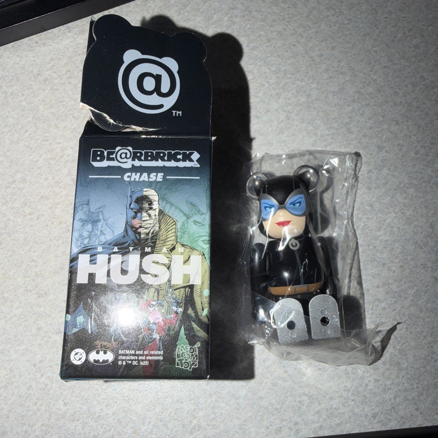 Bearbrick Chase Hush Batman Catwoman Medicom Toy 100 Sealed New