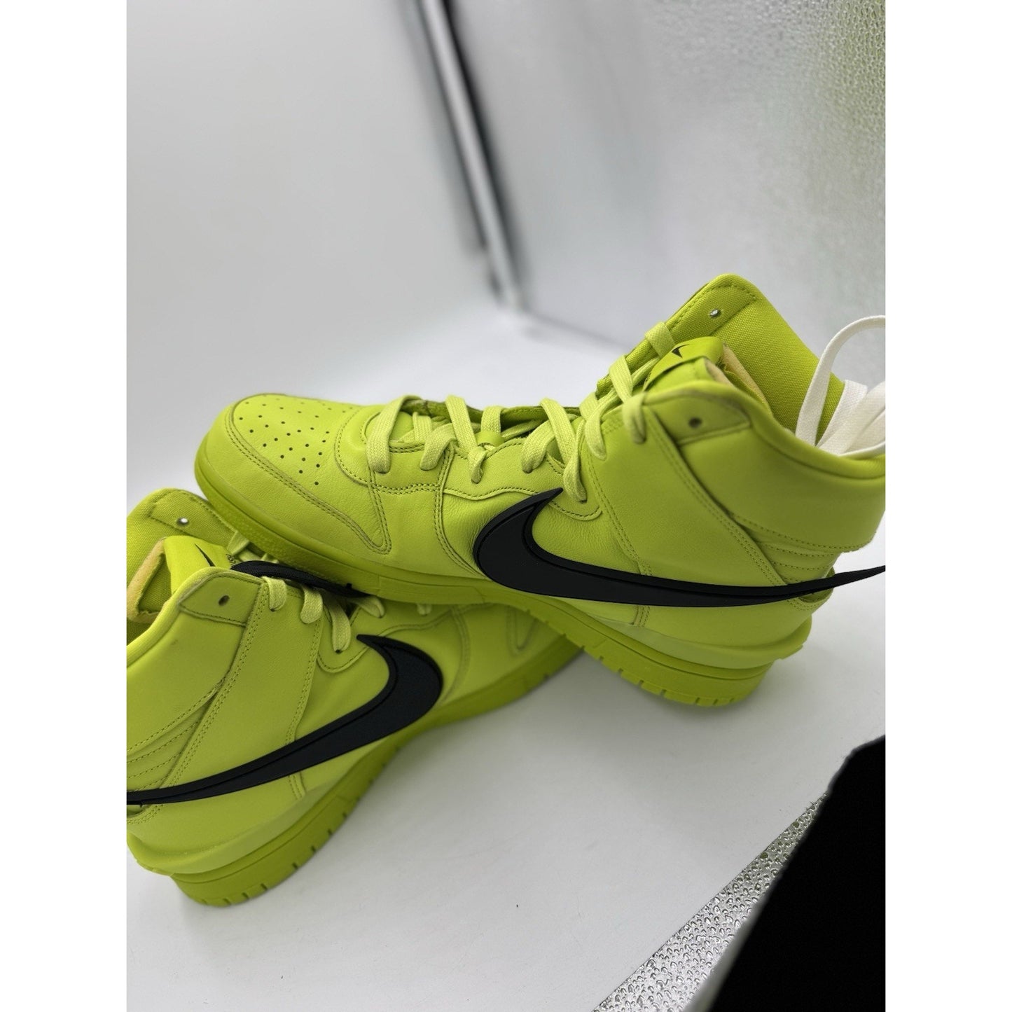 Size 11 - Nike AMBUSH x Dunk High Flash Lime