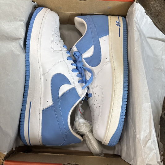 Nike Air Force 1 University Blue White Mens US Size 11 315122-144 Sneaker Shoes