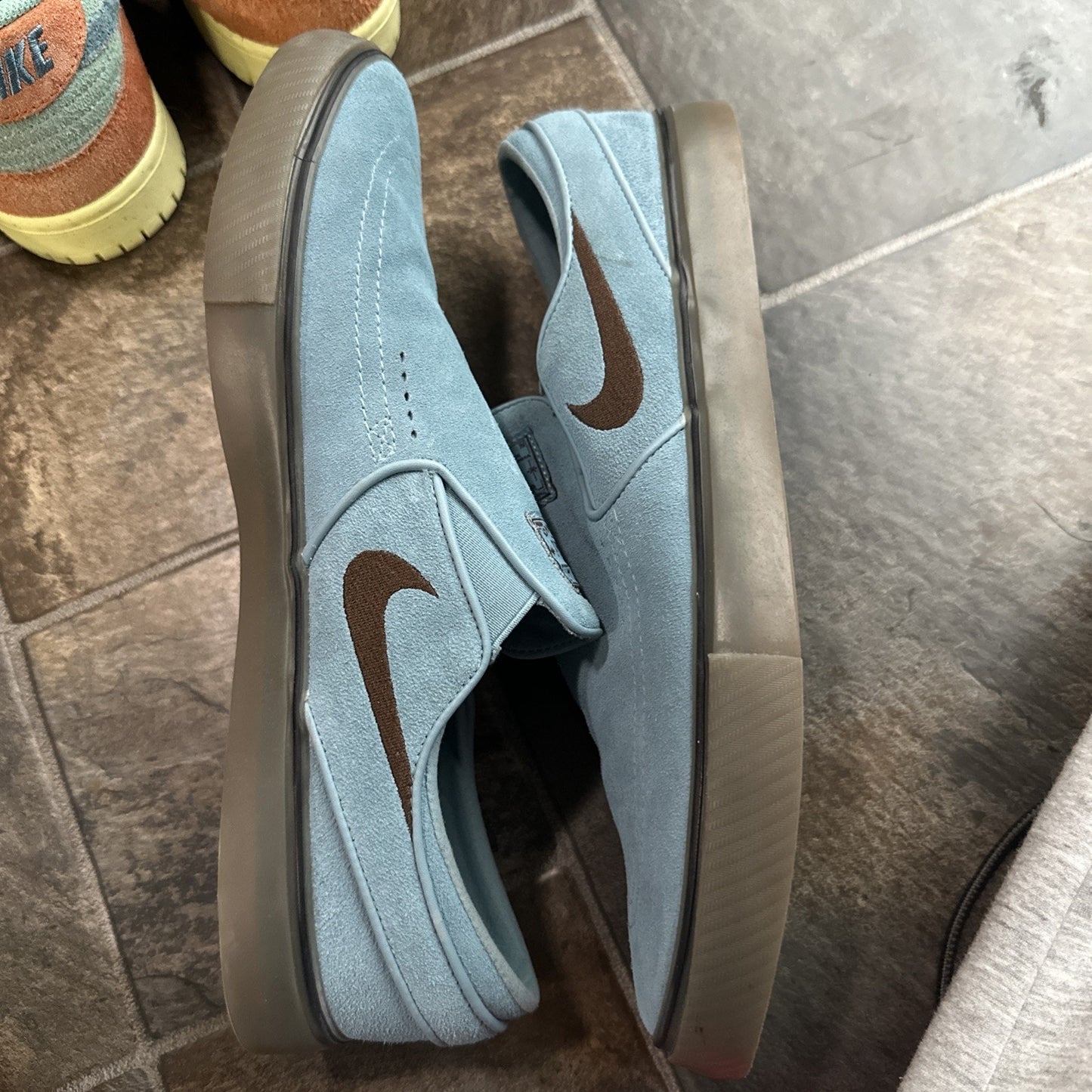 Size 11.5 - Nike Zoom Stefan Janoski+ Slip SB Denim Turquoise