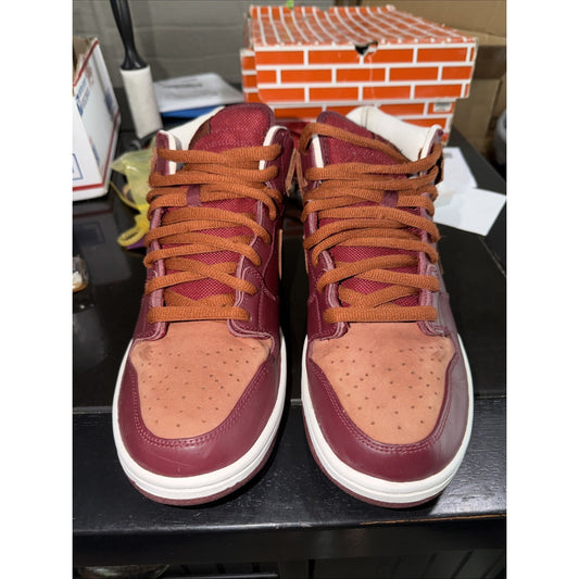 Rare Nike Dunk Mid Pro SB Team Red Pony 2007 Size 12 Used 314383-621