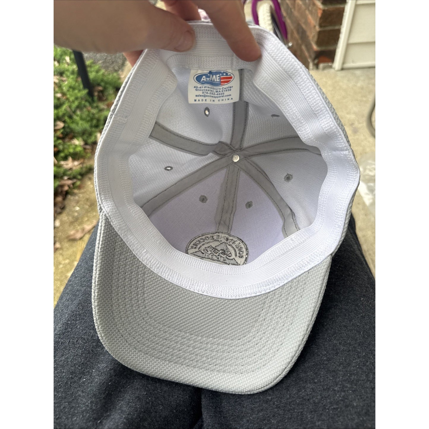 Vintage 2002 Coors Light Born In The Rockies Beer Brewery Fitted Large Gray Hat