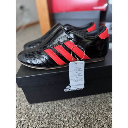 Size 9 Adidas Taekwondo Women Black Red JS1228