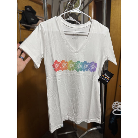 Disney Parks Aluani Pride Collection Rainbow Tee Size M