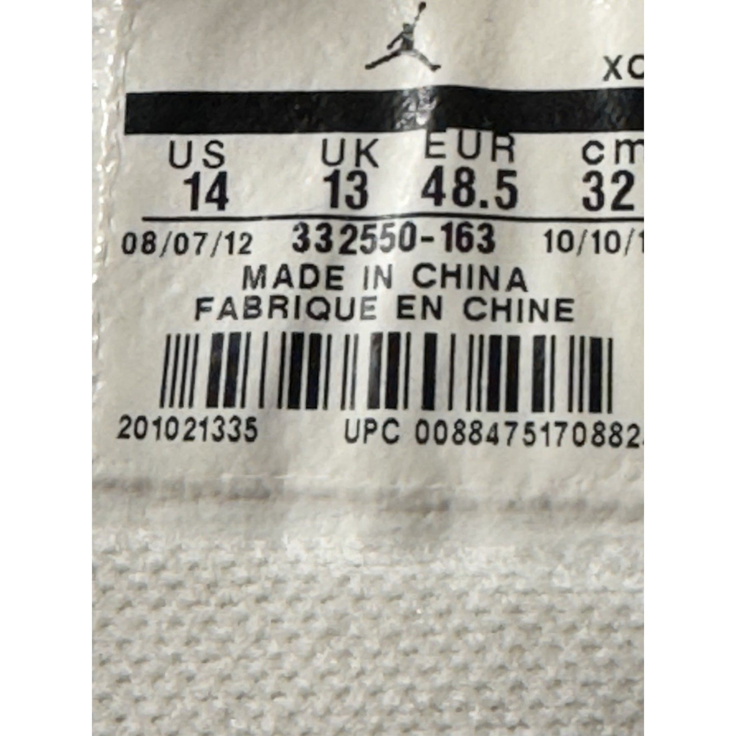 Size 14 - Jordan 1 Retro High Chicago 2013