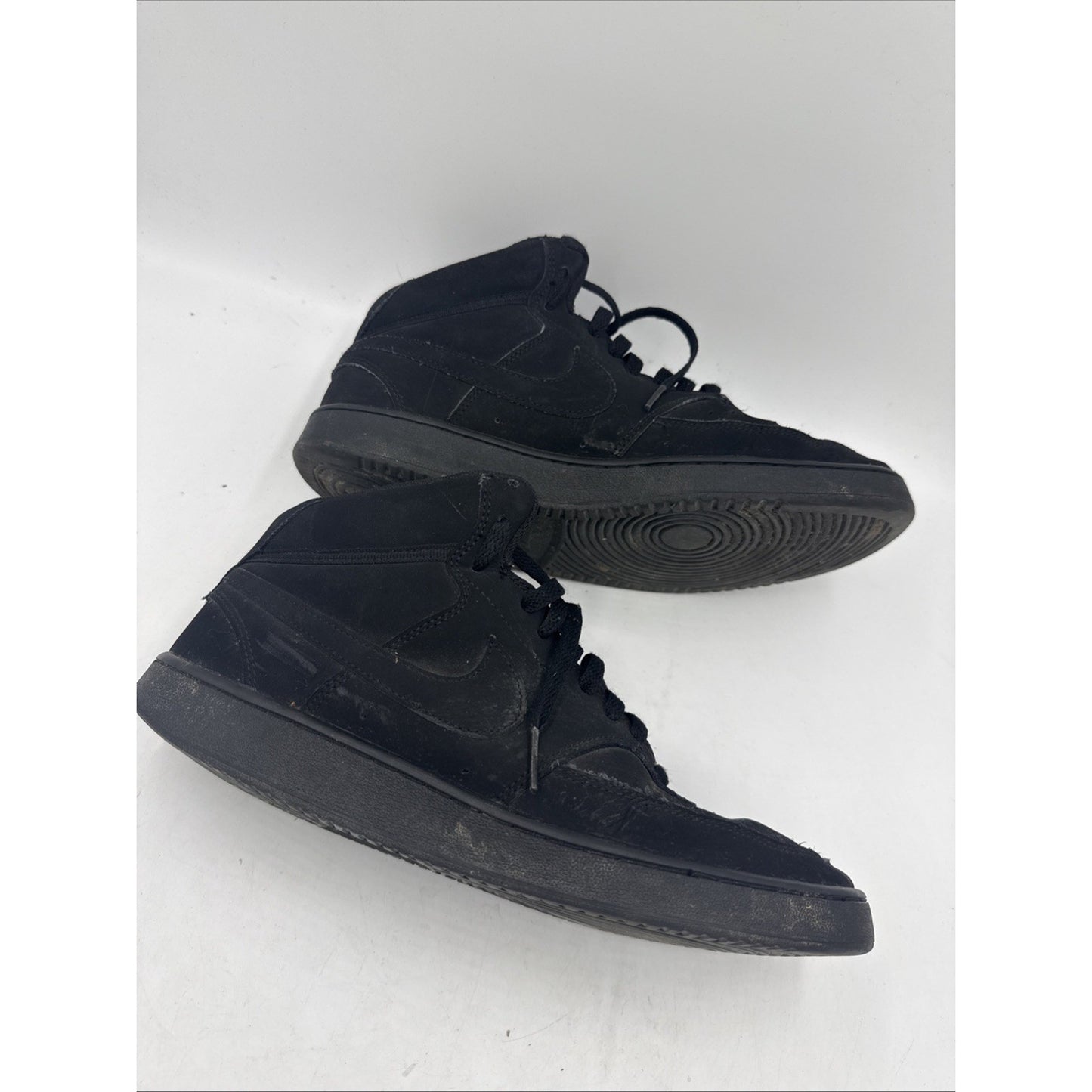 Size 9.5 - Nike Court Vision Mid Triple Black