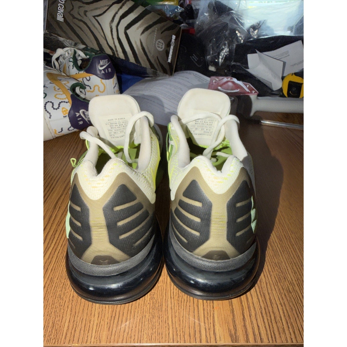 Size 10 - Nike Air Max 2015 White Volt CFM Sample Tagged