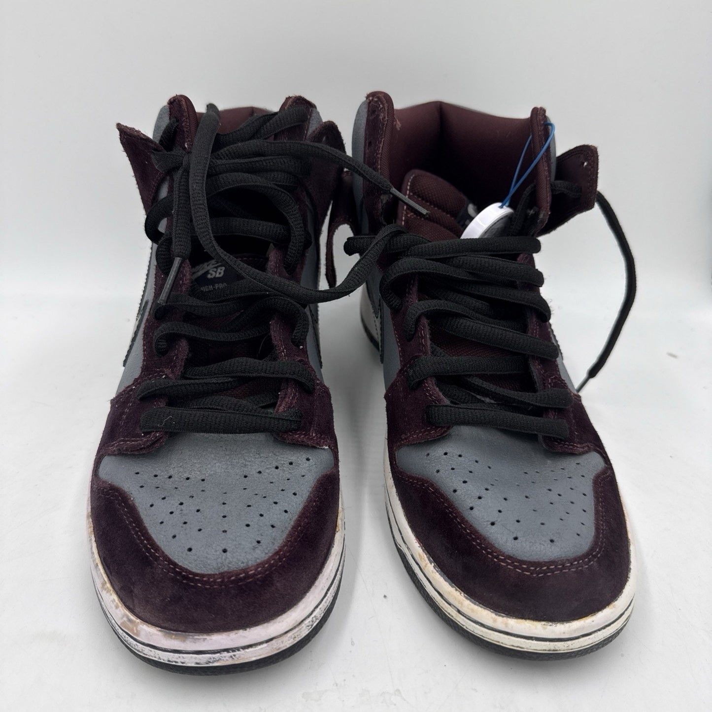 Size 10.5 - Nike Dunk Pro Sb Deep Burgundy And Gridiron Colorway