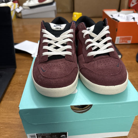 Size 10 - Nike Force 58 SB Dark Team Red BS367