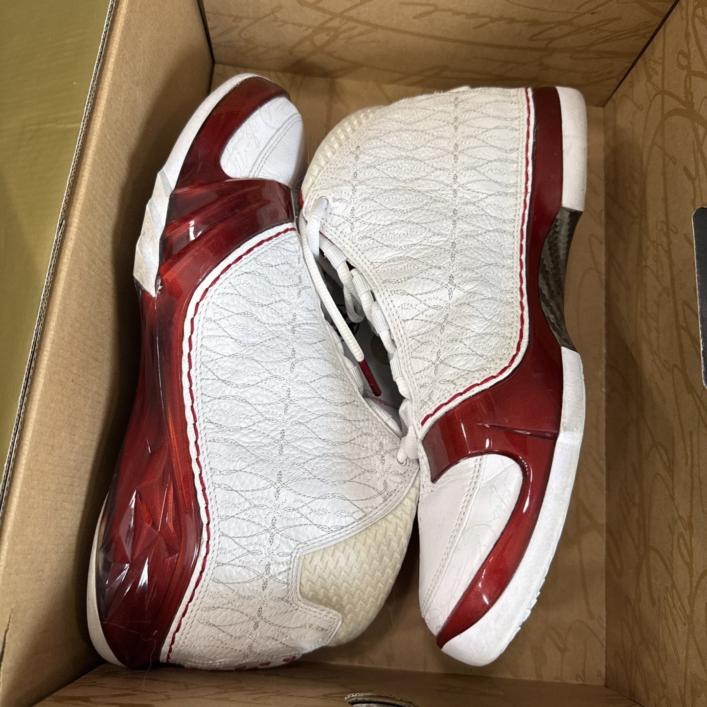Nike Air Jordan 23 XX3 White Varsity Red 2008 Size 9.5 Sneakers Shoes 318376-161
