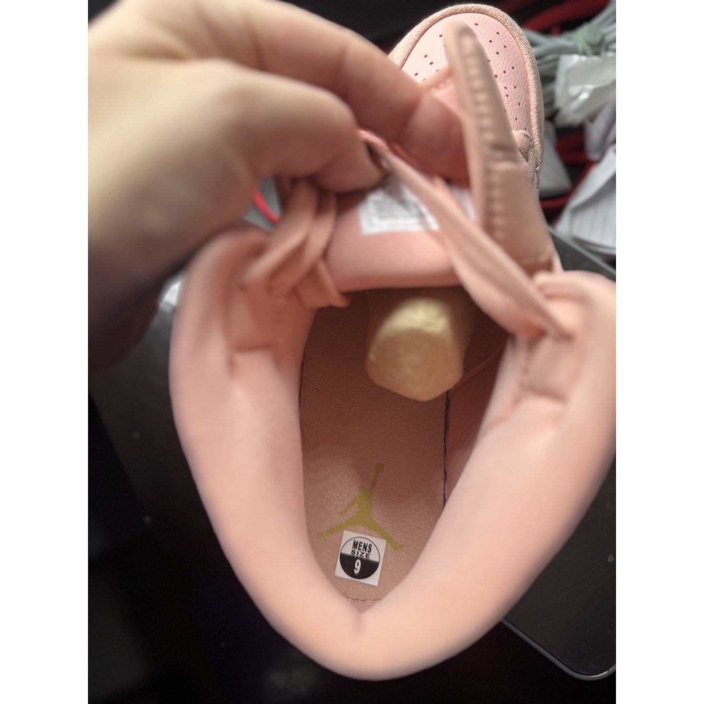 Size 9 - Air Jordan 1 Mid Coral Gold