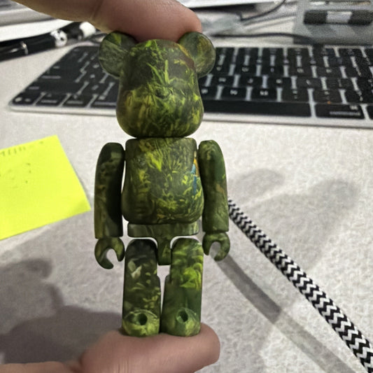 Medicom Toy Be@rbrick 100% Series 45 Pattern Jungle Green - No Card