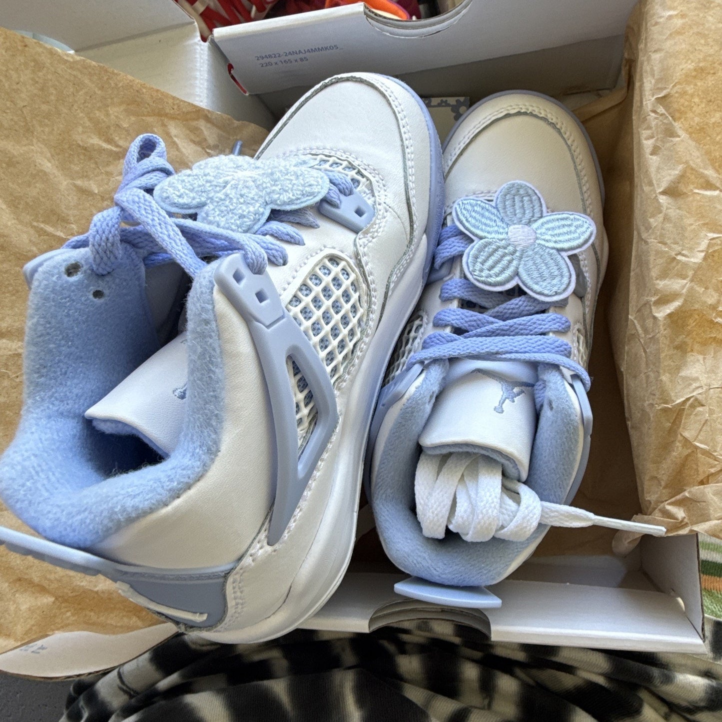 Jordan 4 IV Retro TD 'Forget Me Not' Aluminum IB8962-100 Sz 11.5C