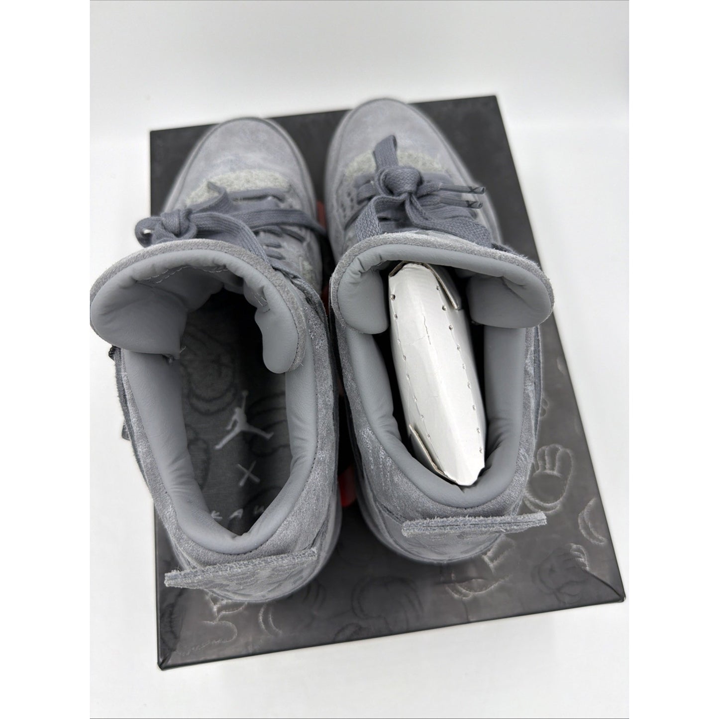 Size 7 - Jordan 4 Retro x KAWS Cool Grey 2017 Sales CFM Sample