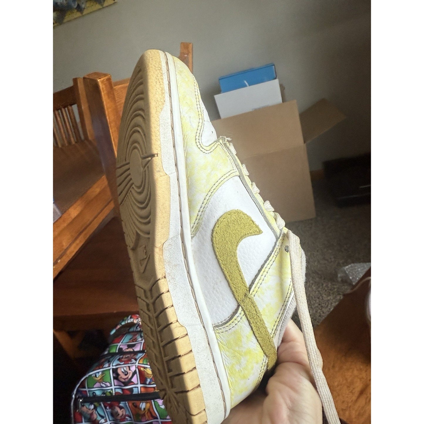 Size 6.5Y Nike Dunk Low Yellow Strike NBS030