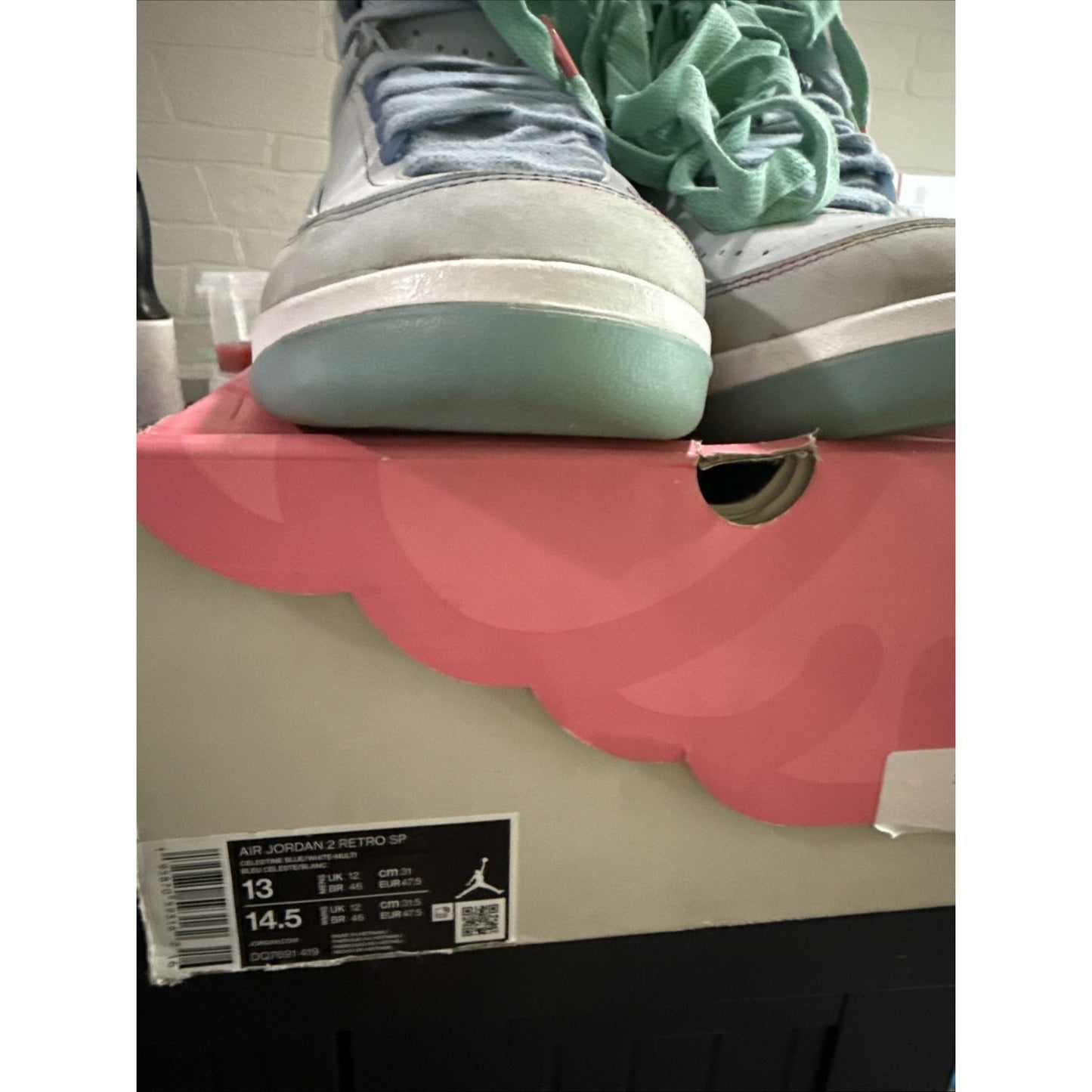 Size 13 - Jordan 2 Retro x J. Balvin Blue 2022