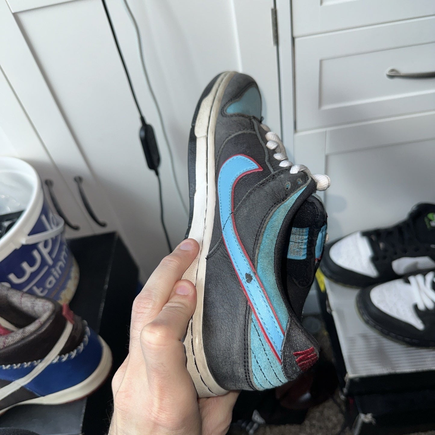Size 8.5 - Nike Dunk Premium SB Low Angels & Demons Right Shoe Only