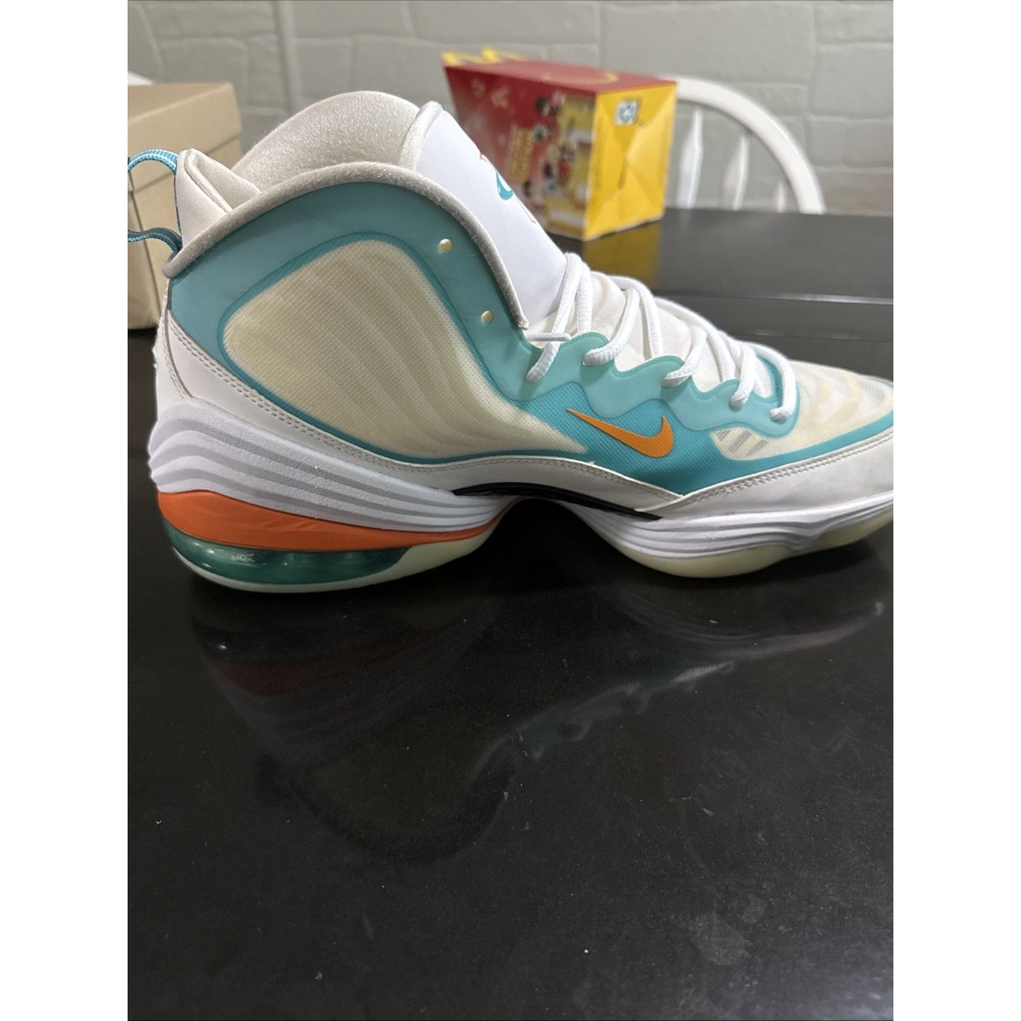 Size 13 - Nike Air Penny 5 Miami Dolphins