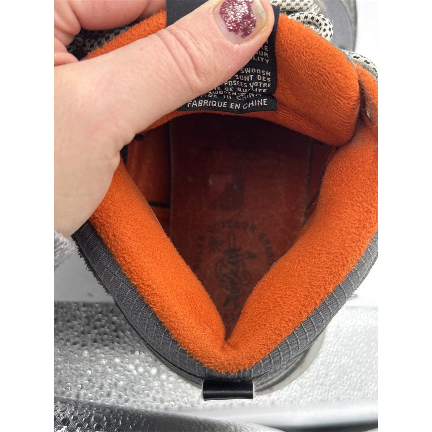 Size 10 - Poler x Nike Dunk OMS High Dark Grey Orange
