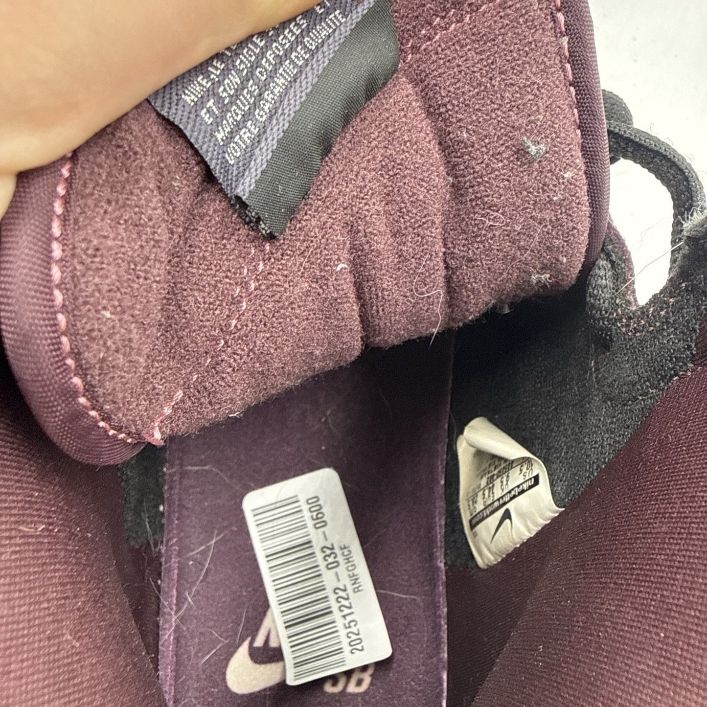 Size 10.5 - Nike Dunk Pro Sb Deep Burgundy And Gridiron Colorway